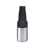 Darrahopens Outdoor Recreation > Iceboxes & Coolers > Cooler bags 3-in-1 Beer Bottle Insulated Tumbler and Can Cooler with Bottle Opener – Double Wall Stainless Steel Soda Can Insulator & Holder for Car Outdoor Beverage Storage, 12oz Silver