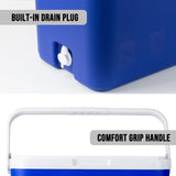 Darrahopens Outdoor Recreation > Iceboxes & Coolers > Cooler bags 33L Portable Cooler Box Ice Chest for Picnic, Camping, Fishing, Caravan