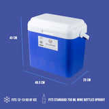Darrahopens Outdoor Recreation > Iceboxes & Coolers > Cooler bags 33L Portable Cooler Box Ice Chest for Picnic, Camping, Fishing, Caravan