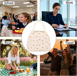 Darrahopens Outdoor Recreation > Iceboxes & Coolers > Cooler bags Cooler Bags - Lunch Bag - Handle Strap - Cooler Bag - Lunch Bag - Insulated Cooler Bag - Picnic Bag - 25.5*21*17cm - Suitable for work, office, travel and picnics（Purple）