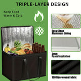 Darrahopens Outdoor Recreation > Iceboxes & Coolers > Cooler bags Extra-Large Insulated Cooler Bag for Catering, Delivery & Camping