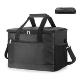 Darrahopens Outdoor Recreation > Iceboxes & Coolers > Cooler bags Large 18L Insulated Cooler Bag - Leakproof Thermal Lunch Tote with Shoulder Strap - Heavy Duty Black Picnic Box for Beach, Camping & Work