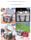 Darrahopens Outdoor Recreation > Iceboxes & Coolers > Cooler bags Large 18L Insulated Cooler Bag - Leakproof Thermal Lunch Tote with Shoulder Strap - Heavy Duty Black Picnic Box for Beach, Camping & Work