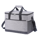 Darrahopens Outdoor Recreation > Iceboxes & Coolers > Cooler bags Large 18L Insulated Cooler Bag - Leakproof Thermal Lunch Tote with Shoulder Strap - Heavy Duty Grey Picnic Box for Beach, Camping & Work
