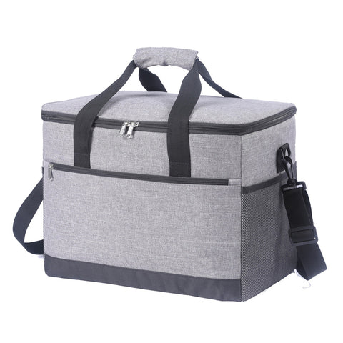 Darrahopens Outdoor Recreation > Iceboxes & Coolers > Cooler bags Large 18L Insulated Cooler Bag - Leakproof Thermal Lunch Tote with Shoulder Strap - Heavy Duty Grey Picnic Box for Beach, Camping & Work