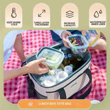 Darrahopens Outdoor Recreation > Iceboxes & Coolers > Cooler bags Portable Insulated Cooler Bag for Camping and Picnics, Durable Thermal Storage Tote, Blue