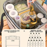 Darrahopens Outdoor Recreation > Iceboxes & Coolers > Cooler bags Portable Insulated Cooler Bag for Camping and Picnics, Durable Thermal Storage Tote, Blue