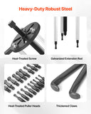 Darrahopens Outdoor Recreation > Iceboxes & Coolers > Cooler bags VEVOR 21-in-1 Bearing Puller Set, 21 PCS 3-Jaw Hook Puller for Internal External Bearings and Bearing Without Inner Shaft, Multifunctional Bearing Removal Tool with Heavy Duty Portable Storage Case