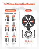 Darrahopens Outdoor Recreation > Iceboxes & Coolers > Cooler bags VEVOR 21-in-1 Bearing Puller Set, 21 PCS 3-Jaw Hook Puller for Internal External Bearings and Bearing Without Inner Shaft, Multifunctional Bearing Removal Tool with Heavy Duty Portable Storage Case