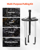 Darrahopens Outdoor Recreation > Iceboxes & Coolers > Cooler bags VEVOR 21-in-1 Bearing Puller Set, 21 PCS 3-Jaw Hook Puller for Internal External Bearings and Bearing Without Inner Shaft, Multifunctional Bearing Removal Tool with Heavy Duty Portable Storage Case