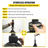Darrahopens Outdoor Recreation > Iceboxes & Coolers > Cooler bags VEVOR Carrier & Pinion Bearing Puller, Compatible with Dana 30, 40, 60, 70, Ford 9\" Bearings, Pinion Puller Tool with 2 Clamshells, 45# Steel Clamshell Carrier Bearing Puller for Auto Repair