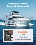 Darrahopens Outdoor Recreation > Iceboxes & Coolers > Cooler bags VEVOR Mercruiser Alignment Tool & Gimbal Bearing Puller Set, Compatible with Mercruisers, OMC, Volvo Cobra Bell Housings, Engine Alignment Tool, Bearing Puller Seal Bellow Expander Tools Easy-to-Use