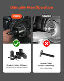 Darrahopens Outdoor Recreation > Iceboxes & Coolers > Cooler bags VEVOR Wheel Bearing Press Kit, 23 PCS FWD Bearing Puller Tools, for Front Wheel Drive Bearing Removal and Installation, Wheel Bearing Tool with Sliding Screw, Bushings, Sleeve Plates, Storage Case