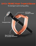 Darrahopens Outdoor Recreation > Iceboxes & Coolers > Cooler bags VEVOR Wheel Bearing Press Kit, 23 PCS FWD Bearing Puller Tools, for Front Wheel Drive Bearing Removal and Installation, Wheel Bearing Tool with Sliding Screw, Bushings, Sleeve Plates, Storage Case