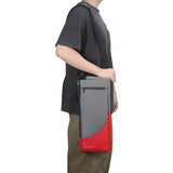 Darrahopens Outdoor Recreation > Picnic > Picnic Baskets Black and Grey Insulated Golf Cooler Bag Portable Thermal Carrier Holds 6 Cans or 2 Wine Bottles with Shoulder Strap for Australian Golf Course and BBQ