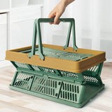 Darrahopens Outdoor Recreation > Picnic > Picnic Baskets Folding picnic basket-Green with Brown