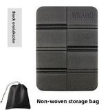 Darrahopens Outdoor Recreation > Picnic > Picnic Blankets 5 Pack Black Portable Folding Foam Seat Pads Waterproof Damp Proof Mats for Park Camping Beach Hiking Australian Outdoor Activities
