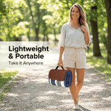 Darrahopens Outdoor Recreation > Picnic > Picnic Blankets Double-layer Nylon Picnic Mat High-density Waterproof Base + Nylon Padding Lightweight Foldable with Carry Handle Machine Washable & Easy Care  Ideal for Beach Camping Park Outdoor Picnics。（150*200CM)