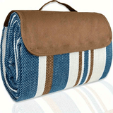 Darrahopens Outdoor Recreation > Picnic > Picnic Blankets Double-layer Nylon Picnic Mat High-density Waterproof Base + Nylon Padding Lightweight Foldable with Carry Handle Machine Washable & Easy Care  Ideal for Beach Camping Park Outdoor Picnics(200*200CM)