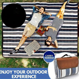 Darrahopens Outdoor Recreation > Picnic > Picnic Blankets Double-layer Nylon Picnic Mat High-density Waterproof Base + Nylon Padding Lightweight Foldable with Carry Handle Machine Washable & Easy Care  Ideal for Beach Camping Park Outdoor Picnics。（150*200CM)