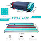 Darrahopens Outdoor Recreation > Picnic > Picnic Blankets Waterproof Picnic Blanket 200 X 200Cm - Outdoor Picnic Blanket - Insulated Fleece Picnic Mat - Large Picnic Blanket