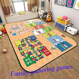 Darrahopens Outdoor Recreation > Picnic > Picnic Blankets Waterproof Picnic Blanket with Flying Chess Game: 80''x80'' Extra Large, Foldable for Australian Camping, Beach & Family Gatherings