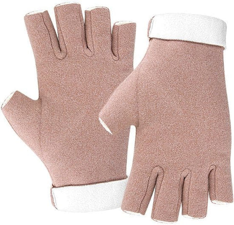 Darrahopens Outdoor Recreation > Snow Sports > Skiing & Accessories A pair of fingerless insulated gloves - One size fits all - Warm and protective - Cozy and comfortable - Winter outdoor wear - Suitable for eating, typing, writing and turning pages - Pink