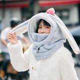Darrahopens Outdoor Recreation > Snow Sports > Skiing & Accessories Cartoon Rabbit Ear Thermal Hat: Three-in-One Design, Cute and Warm, Perfect for Cycling and Skiing, Adorable All Winter Long!/white In Australia - Darrahopens
