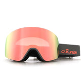 Darrahopens Outdoor Recreation > Snow Sports > Skiing & Accessories Cylindrical Snow Goggles with Anti-Fog Dual-Layer PC Lens, Impact-Resistant TPU Frame, and Adjustable Silicone-Grip Strap for Skiing, Snowboarding, and Mountaineering in Sunny Conditions (Purple)