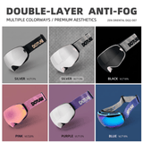 Darrahopens Outdoor Recreation > Snow Sports > Skiing & Accessories DOTUGE DGQ-D07 Magnetic Flip Ski Goggles with REVO Coated Dual-Layer Anti-Fog Spherical Lens, UV400 Protection, OTG Design, and Wide Field of View for Snow Sports (H) In Australia - Darrahopens