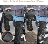 Darrahopens Outdoor Recreation > Snow Sports > Skiing & Accessories Insulated leg protectors for motorcycle riding - Windproof and waterproof leg protectors - Warm knee protectors for skiing and motorcycling in winter