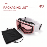 Darrahopens Outdoor Recreation > Snow Sports > Skiing & Accessories Kids Snow Goggles with Dual Layer Anti-Fog Cylindrical Lenses, TPU Frame and Adjustable Strap for Skiing, Snowboarding, Cycling and Outdoor Mountaineering (Blue) In Australia - Darrahopens