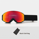 Darrahopens Outdoor Recreation > Snow Sports > Skiing & Accessories Kids Snow Goggles with Dual Layer Anti-Fog Cylindrical Lenses, TPU Frame and Adjustable Strap for Skiing, Snowboarding, Cycling and Outdoor Mountaineering (Pink) In Australia - Darrahopens
