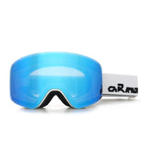 Darrahopens Outdoor Recreation > Snow Sports > Skiing & Accessories Kids Snow Goggles with Large Cylindrical Lens, Anti-Fog & UV Protection, Compatible with Prescription Glasses, for Outdoor Skiing and Mountaineering Adventures (Grey) In Australia - Darrahopens