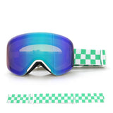 Darrahopens Outdoor Recreation > Snow Sports > Skiing & Accessories New Magnetic Ski Goggles with Cylindrical Lens, Anti-Fog Snow Glasses for Outdoor Skiing, Snowboarding, and Mountaineering – Universal Fit for Men, Women, and Youth (Purple) In Australia - Darrahopens