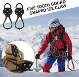 Darrahopens Outdoor Recreation > Snow Sports > Skiing & Accessories Non-slip sole for snow boots - 4 pairs - Safe walking on ice and snow - Suitable for size M (34-40) - Non-slip studs - Suitable for winter walking, hiking, jogging, strolling and mountaineering