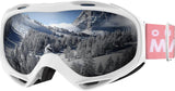Darrahopens Outdoor Recreation > Snow Sports > Skiing & Accessories OutdoorMaster OTG Ski Goggles - Over Glasses Ski/Snowboard Goggles for Men, Women & Youth - 100% UV Protection-OM-5