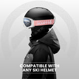 Darrahopens Outdoor Recreation > Snow Sports > Skiing & Accessories OutdoorMaster OTG Ski Goggles - Over Glasses Ski/Snowboard Goggles for Men, Women & Youth - 100% UV Protection-OM-5