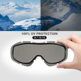 Darrahopens Outdoor Recreation > Snow Sports > Skiing & Accessories OutdoorMaster OTG Ski Goggles - Over Glasses Ski/Snowboard Goggles for Men, Women & Youth - 100% UV Protection-OM-5