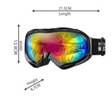 Darrahopens Outdoor Recreation > Snow Sports > Skiing & Accessories OutdoorMaster OTG Ski Goggles - Over Glasses Ski/Snowboard Goggles for Men, Women & Youth - 100% UV Protection-OM-5