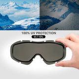 Darrahopens Outdoor Recreation > Snow Sports > Skiing & Accessories OutdoorMaster OTG Ski Goggles - Over Glasses Ski/Snowboard Goggles for Men, Women & Youth - 100% UV Protection--OM-5
