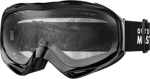 Darrahopens Outdoor Recreation > Snow Sports > Skiing & Accessories OutdoorMaster OTG Ski Goggles - Over Glasses Ski/Snowboard Goggles for Men, Women & Youth - 100% UV Protection-OM-5