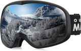 Darrahopens Outdoor Recreation > Snow Sports > Skiing & Accessories OutdoorMaster Owl Ski Goggles OTG, Snow Snowboard Goggles for Men Women Youth, Anti-Fog, 100% UV Protection-OM-72