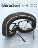 Darrahopens Outdoor Recreation > Snow Sports > Skiing & Accessories OutdoorMaster Owl Ski Goggles OTG, Snow Snowboard Goggles for Men Women Youth, Anti-Fog, 100% UV Protection-OM-72