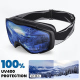 Darrahopens Outdoor Recreation > Snow Sports > Skiing & Accessories OutdoorMaster Ski Goggles with Cover Snowboard Snow Goggles OTG Anti-Fog -100% UV Protection-OM-18