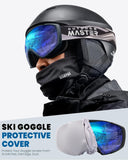 Darrahopens Outdoor Recreation > Snow Sports > Skiing & Accessories OutdoorMaster Ski Goggles with Cover Snowboard Snow Goggles OTG Anti-Fog -100% UV Protection-OM-18