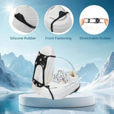 Darrahopens Outdoor Recreation > Snow Sports > Skiing & Accessories Snow boots with non-slip soles - Set of 2 - Safe walking on icy and snowy roads - Suitable for size M (40-45) - Non-slip studs - Suitable for winter walking, hiking, jogging, strolling and mountaineering