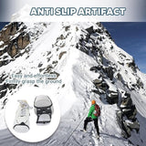 Darrahopens Outdoor Recreation > Snow Sports > Skiing & Accessories Snow boots with non-slip soles - Set of 2 - Safe walking on icy and snowy roads - Suitable for size M (40-45) - Non-slip studs - Suitable for winter walking, hiking, jogging, strolling and mountaineering