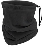 Darrahopens Outdoor Recreation > Snow Sports > Skiing & Accessories Winter Neck Warmer – Warm Ski Scarf and Face Covering against Cold and Wind – Comfortable and Thermal, Ideal for Skiing, Cycling and Outdoor Activities (Black)