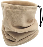 Darrahopens Outdoor Recreation > Snow Sports > Skiing & Accessories Winter Neck Warmer – Warm Ski Scarf and Face Covering against Cold and Wind – Comfortable and Thermal, Ideal for Skiing, Cycling and Outdoor Activities (Khaki)